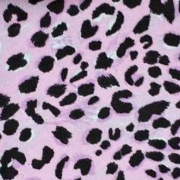 nwt girls purple animal print fleece jogger pants, size 7 K-120 - Picture 2 of 2